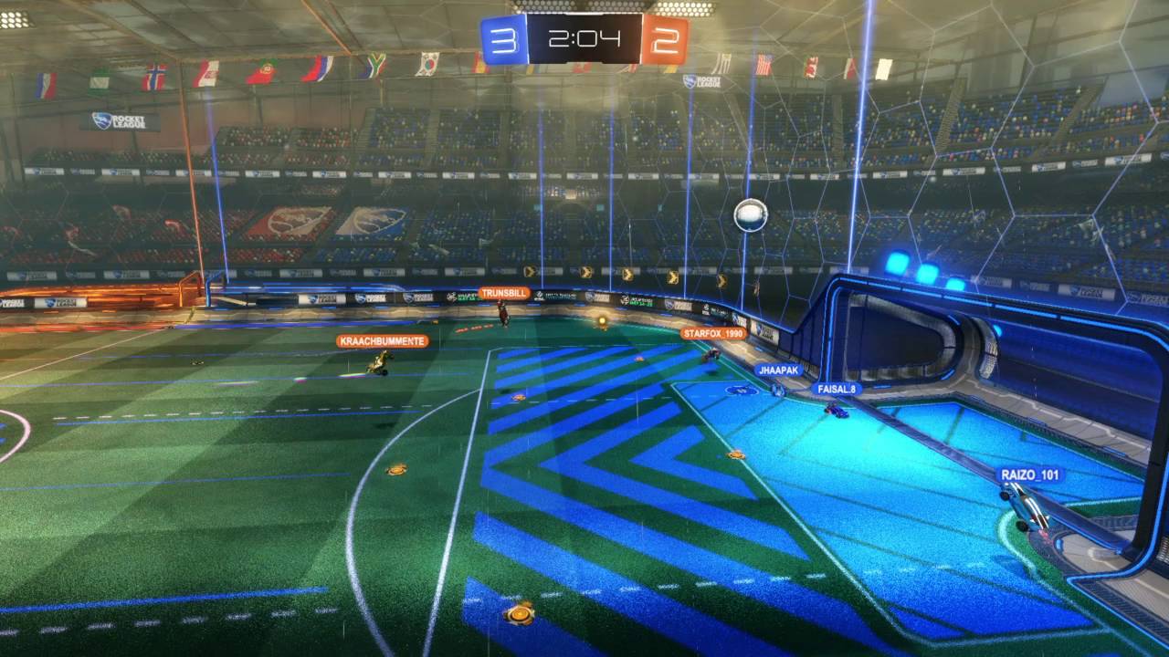Rocket League RLK&acute;s TRUNSBILL aerial goal