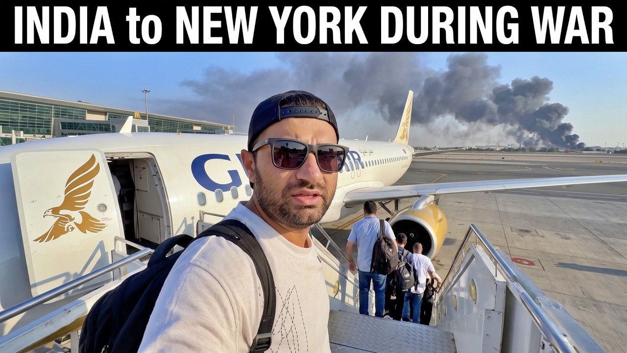 FLYING NEW YORK from INDIA During Crisis 🇮🇳➡️🇺🇸 
