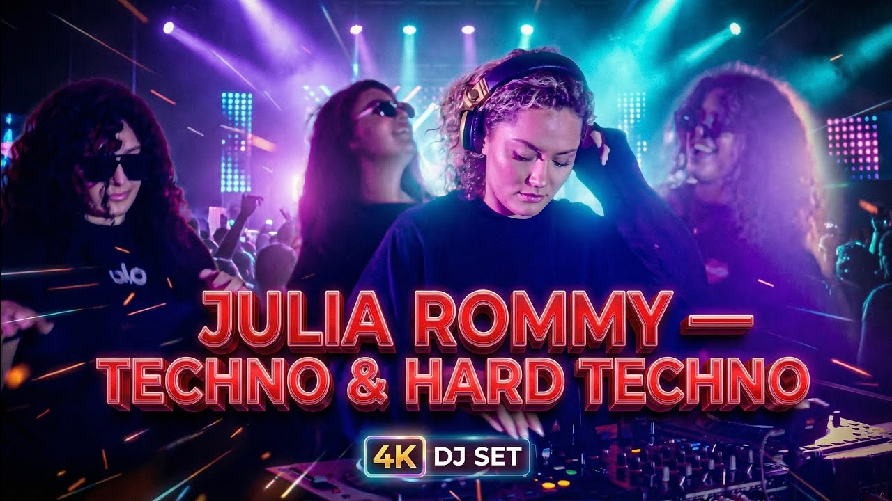 Julia Rommy — Live at The DJ Room (Full Set) | Techno & Hard Techno | 4K DJ Set