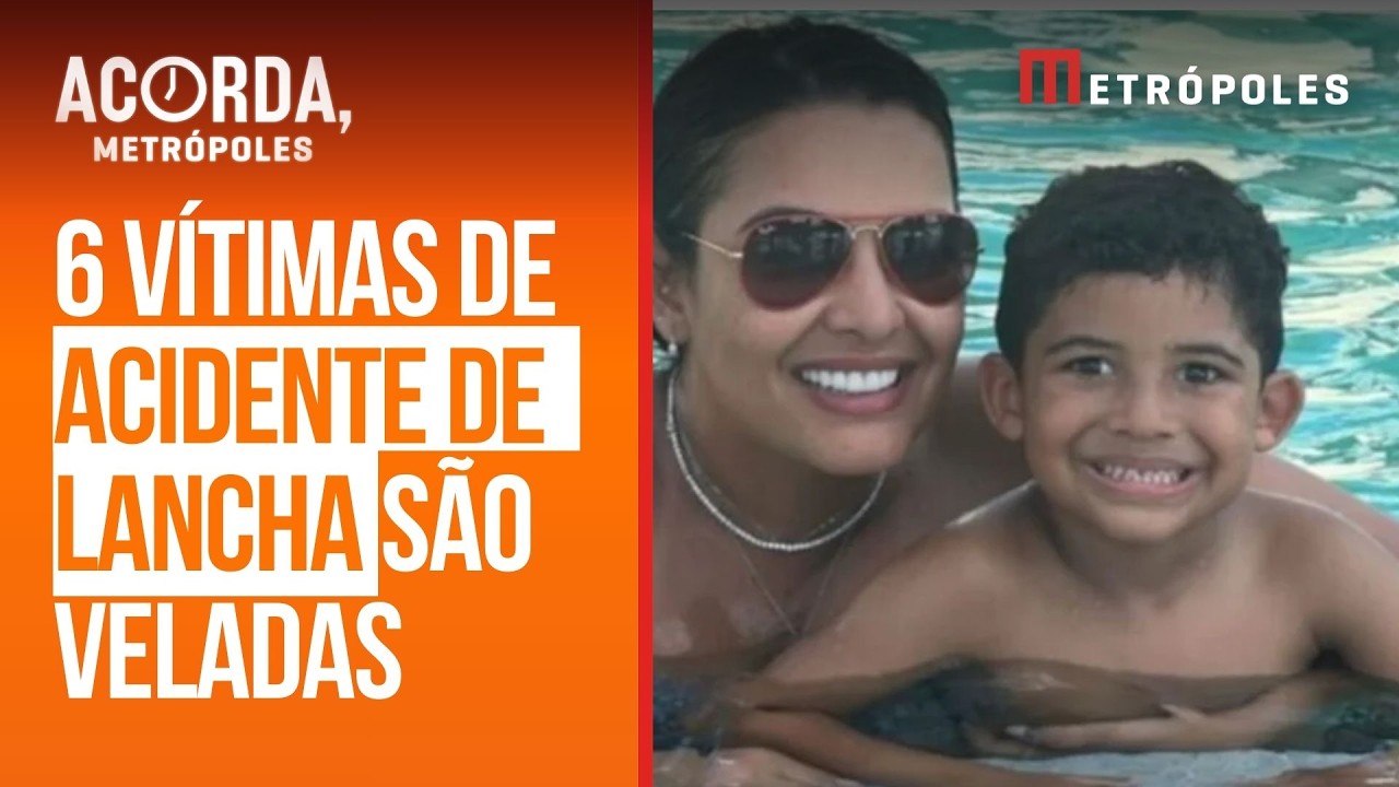 Corpos das 6 v&iacute;timas de acidente com lancha s&atilde;o velados em Franca