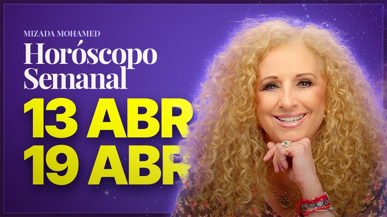 Hor&oacute;scopo Semanal Mizada Mohamed 13 al 19 de Abril 2026. Super Luna Nueva.