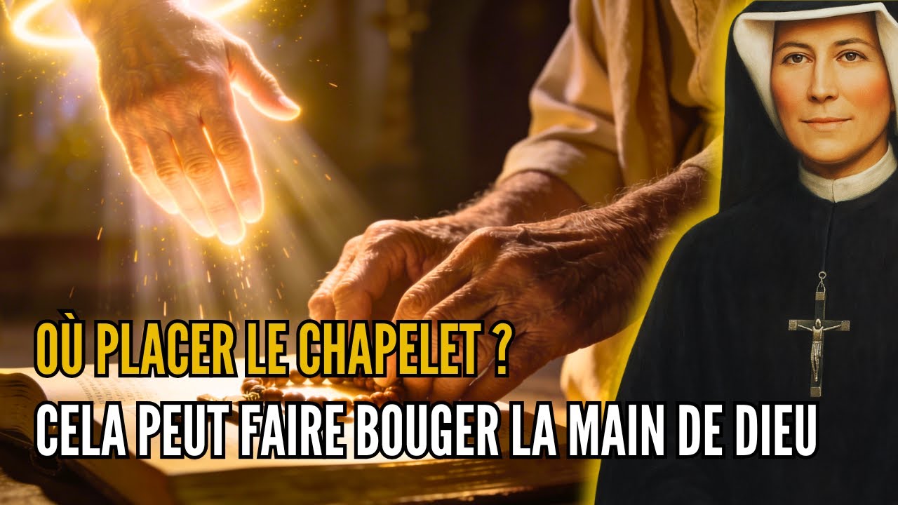 Sainte Faustine r&eacute;v&egrave;le : Le secret de l&rsquo;endroit o&ugrave; placer le chapelet pour toucher la main de Dieu