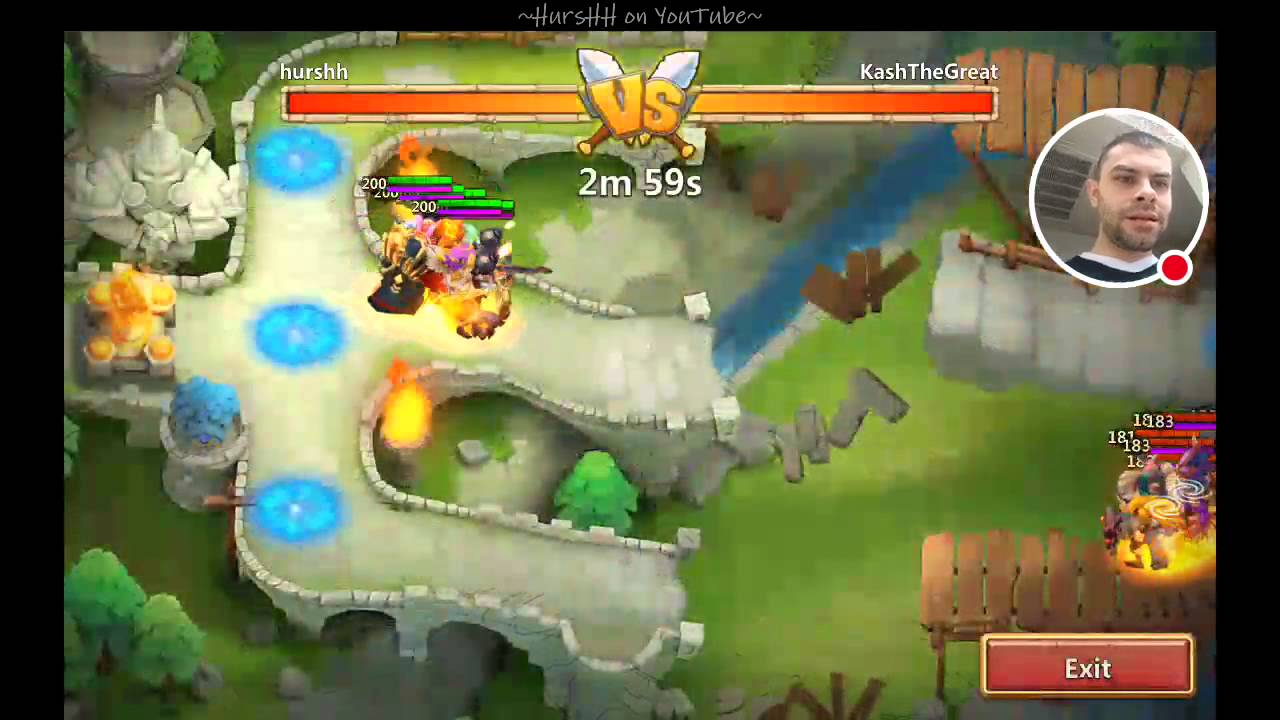 Castle Clash: Deadly Strike SK in Arena