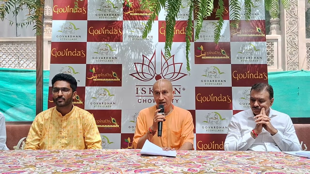 Govinda’s Restaurant Inaugurated at ISKCON Chowpatty- Gauranga Das Prabhu, Dhruva Karunakar Shetty