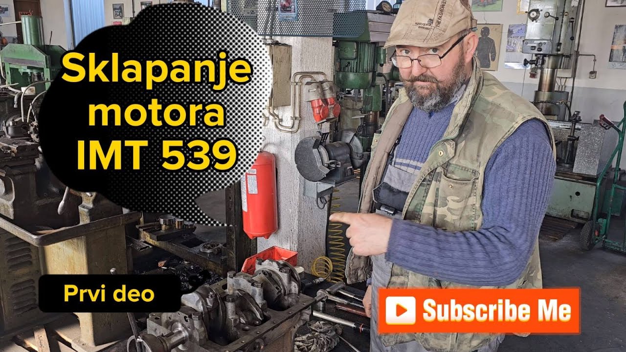 Sklapanje motora IMT 539