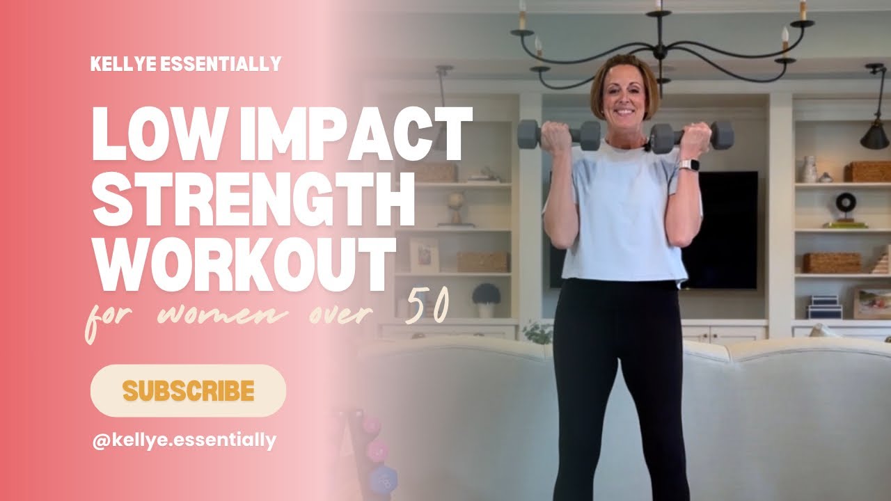 Low-Impact Strength Workout for Women Over 50 | Dumbbell Workout at Home