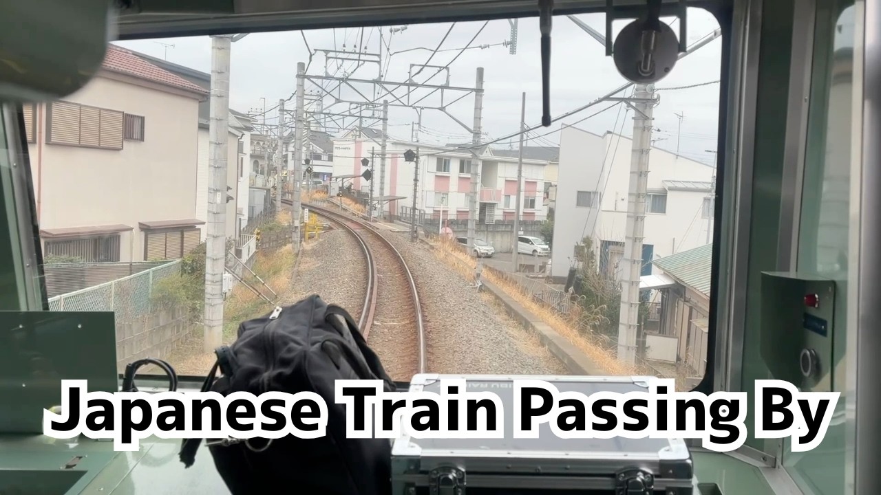 Relaxing Train Front View | Japan Railway Sounds (No Talking)#️⃣5