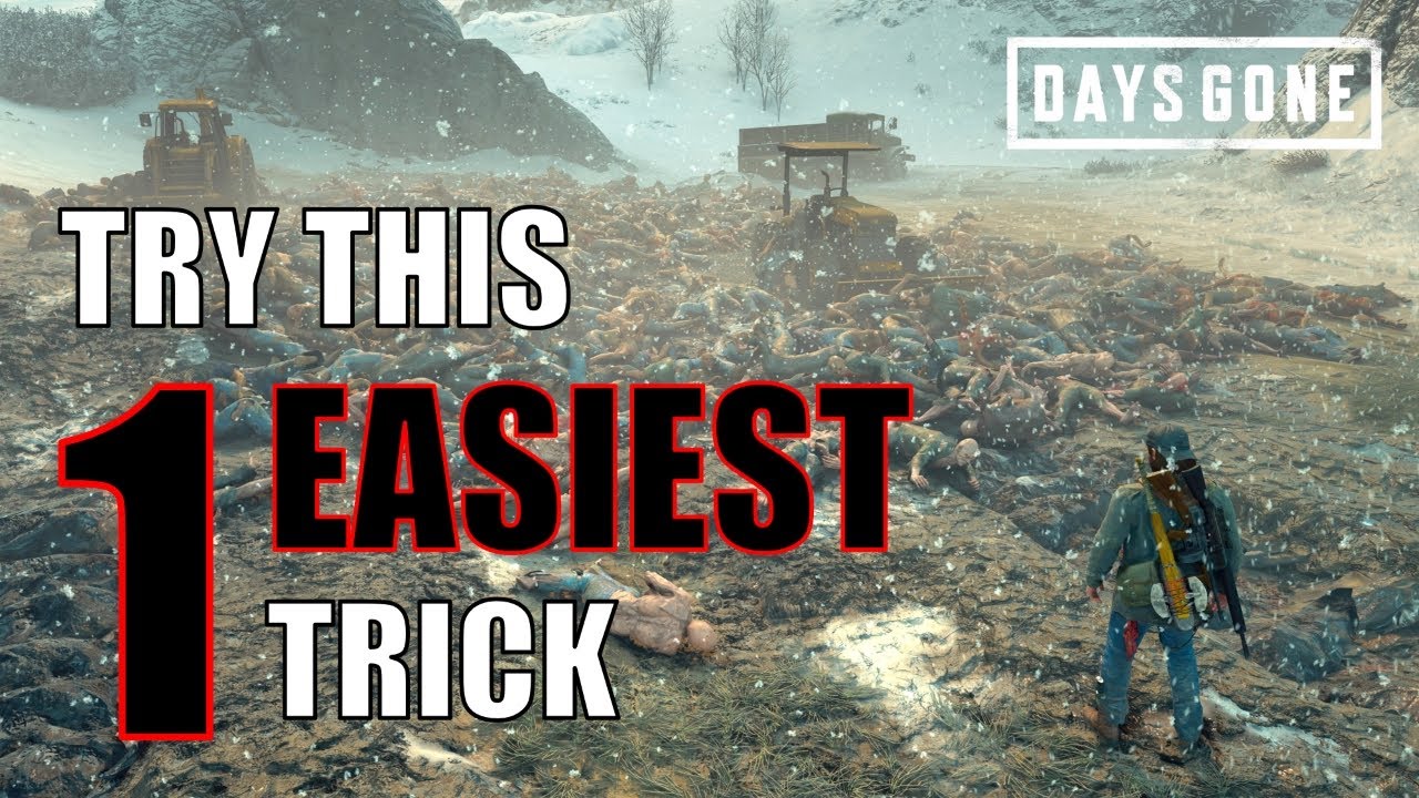 DAYS GONE - 1 Easiest Trick to kill Nero Grave Site Horde