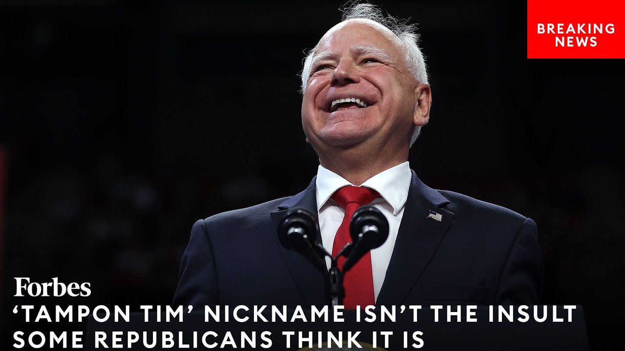 This Is Why Tim Walz Has Been Nicknamed 'Tampon Tim'—And Why It's Not The Insult The GOP Thinks