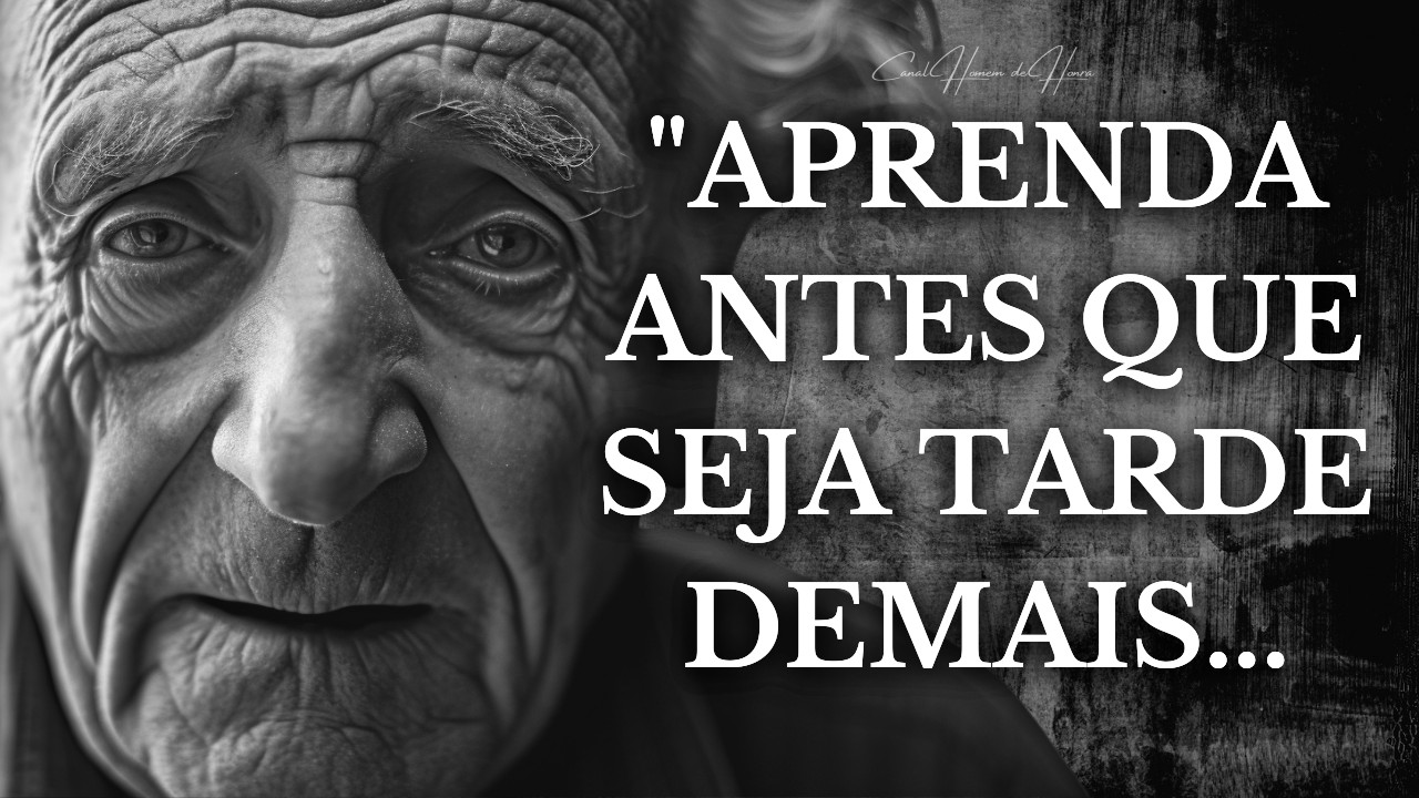5 LIÇÕES QUE AS PESSOAS APRENDEM TARDE DEMAIS | Estoicismo