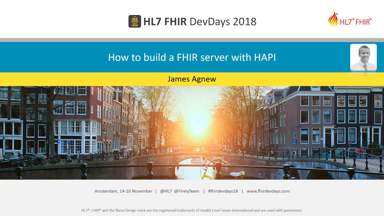 James Agnew - How to build a FHIR server with HAPI | DevDays 2018 Amsterdam