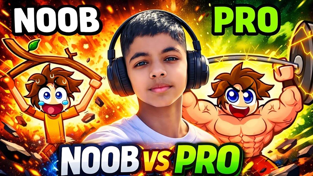 First time roblox NOOB TO PRO 😱 |roblox #roblox 