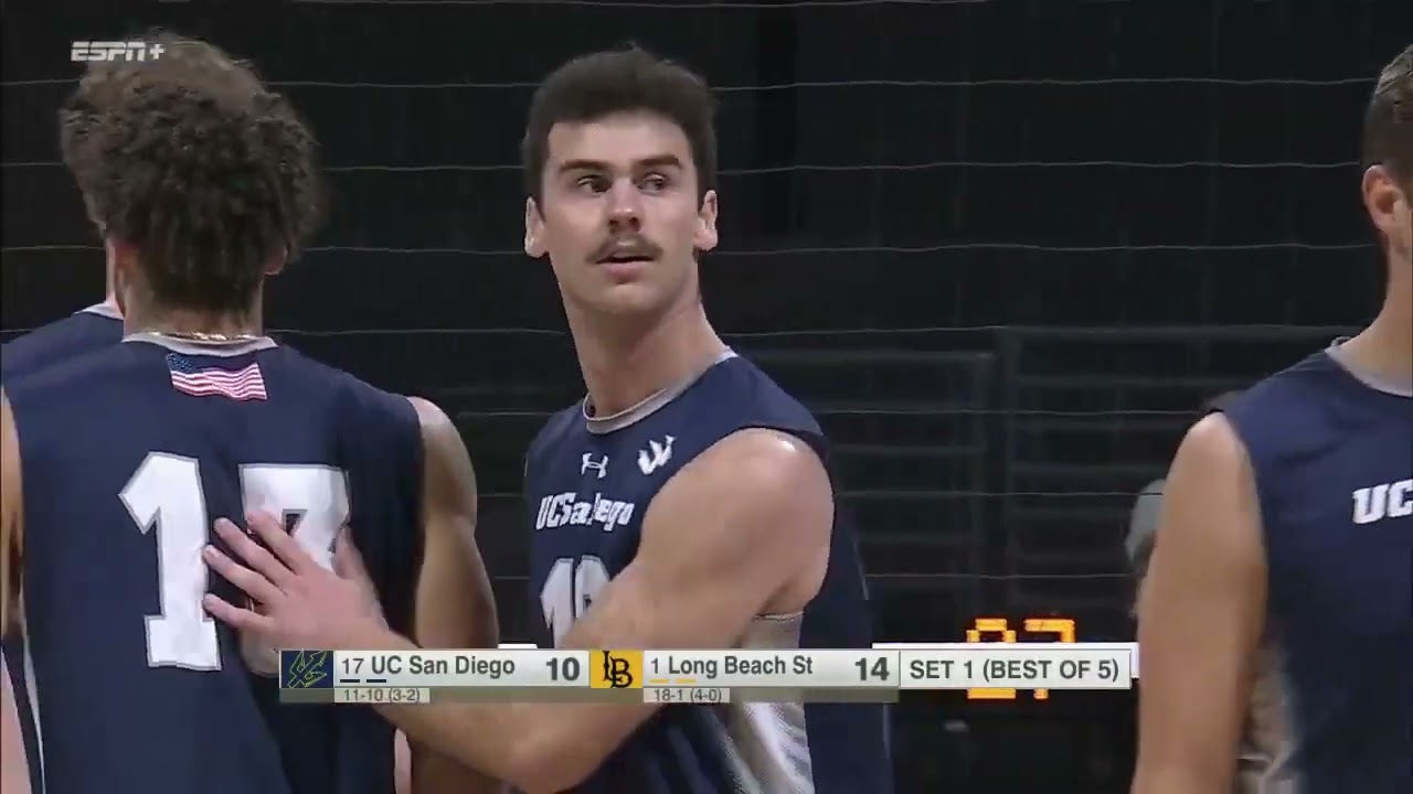 #17 UC San Diego vs #1 Long Beach State | Full College  Men Volleyball 03/29/2024