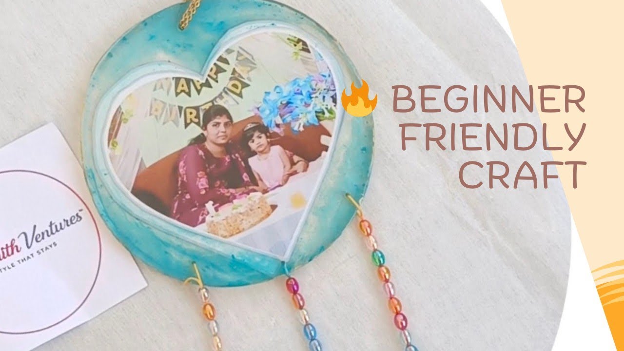 DIY Resin Photo Frame Tutorial | Easy Handmade Craft for Beginners ✨