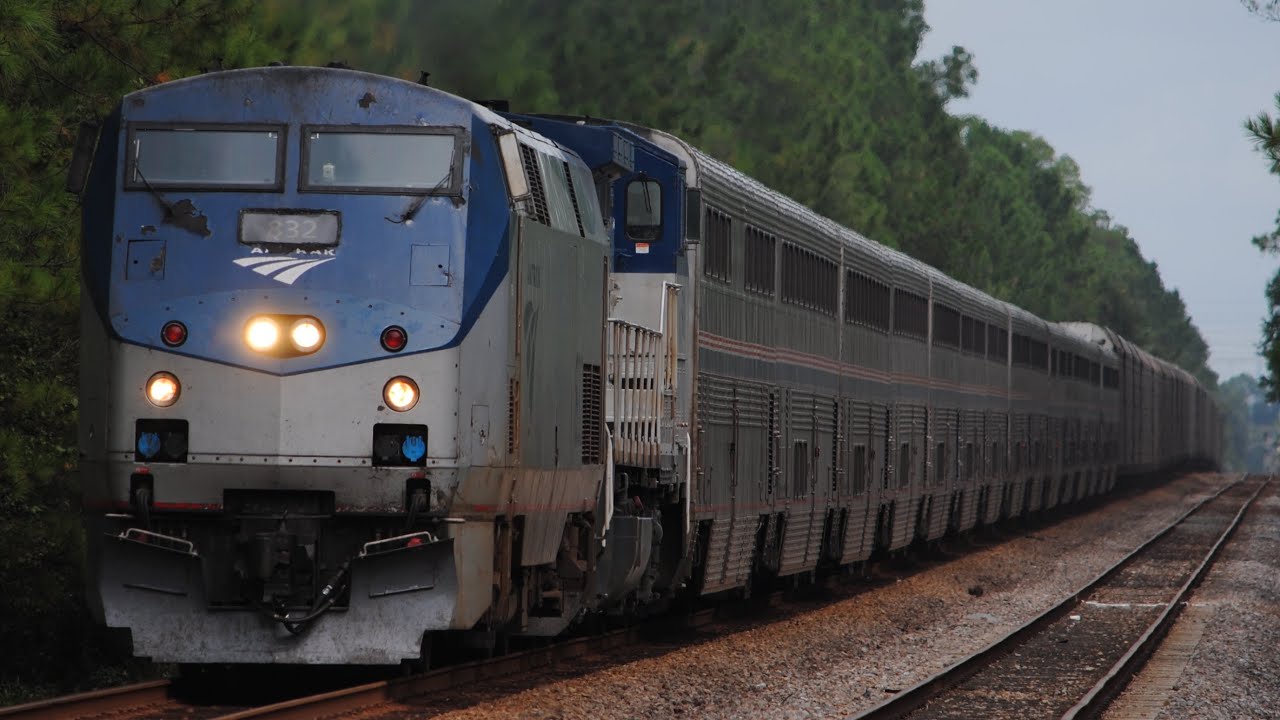 A Week Full of Amtrak Dash 8 Locomotives