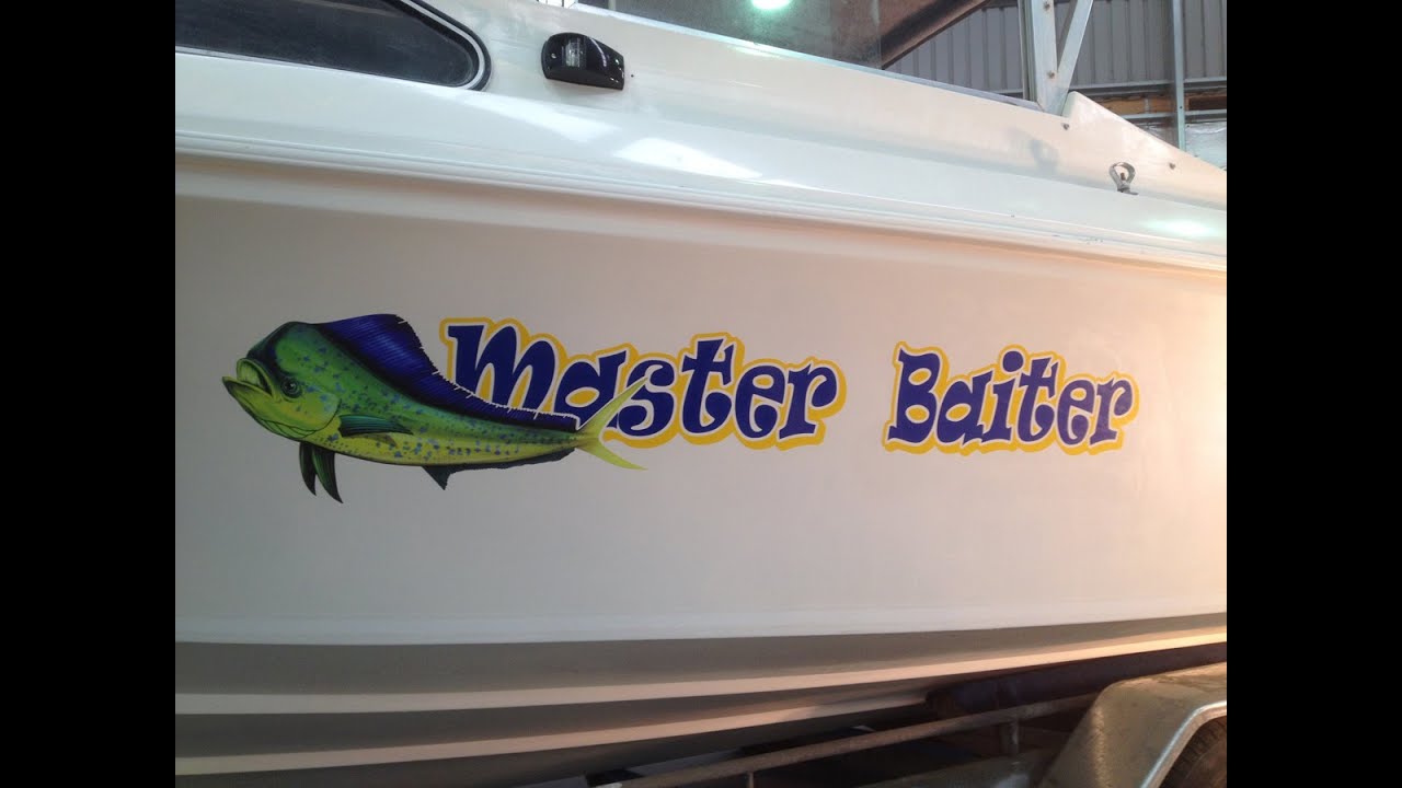 How To Apply a Boat Name easily like a pro