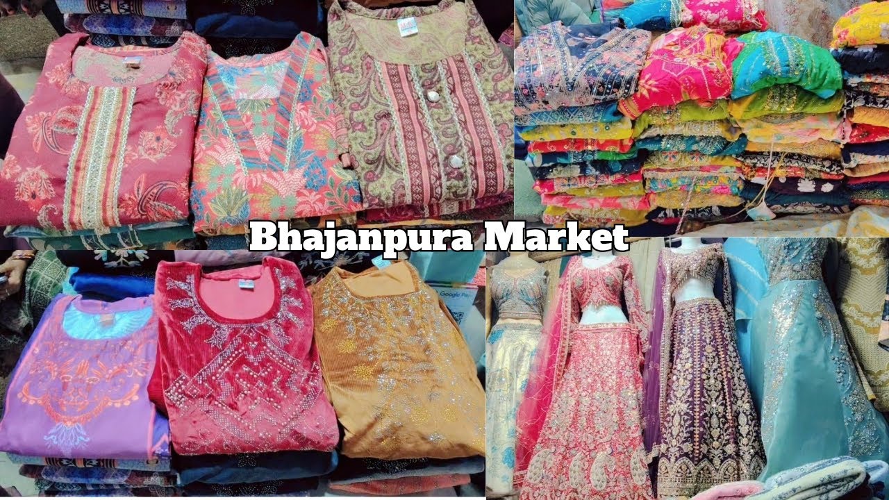 Bhajanpura Market ki best traditional collection #bhajanpura #market 