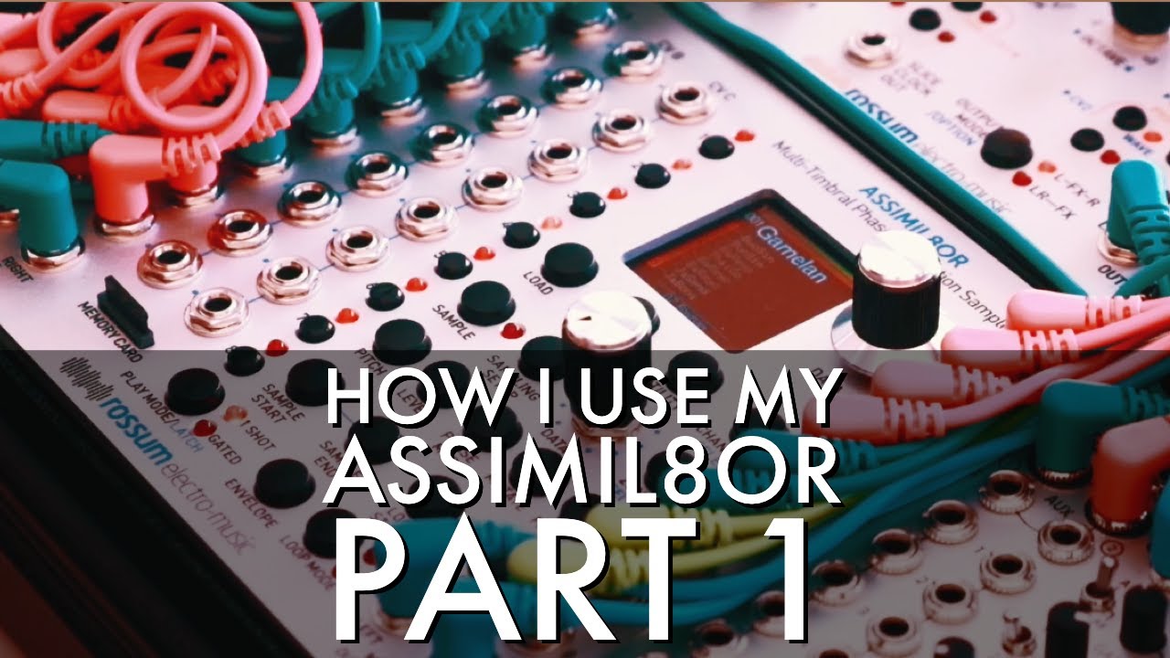 How I use My Rossum Electro-Music Assimil8or (Part 1) | Changing Presets, Pitch, Level, and Samples