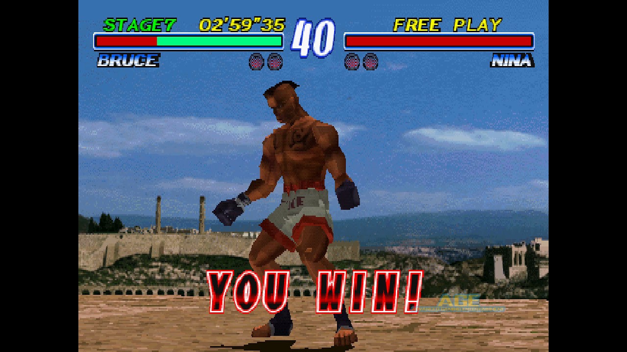 Tekken 2 (PSX) Longplay - Bruce Playthrough