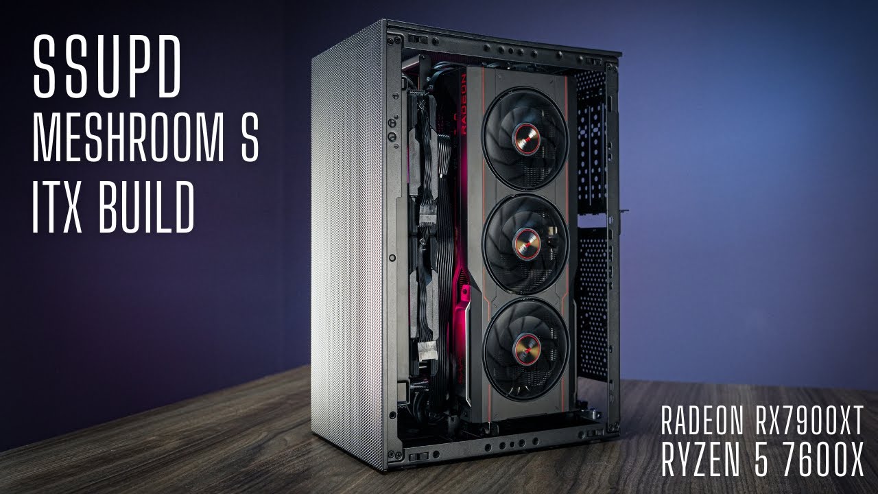 Meshroom S V2 | ITX/SFF Build | Ryzen 5 7600X | RX7900XT | Asus ROG Strix B650e | Montech Hyperflow