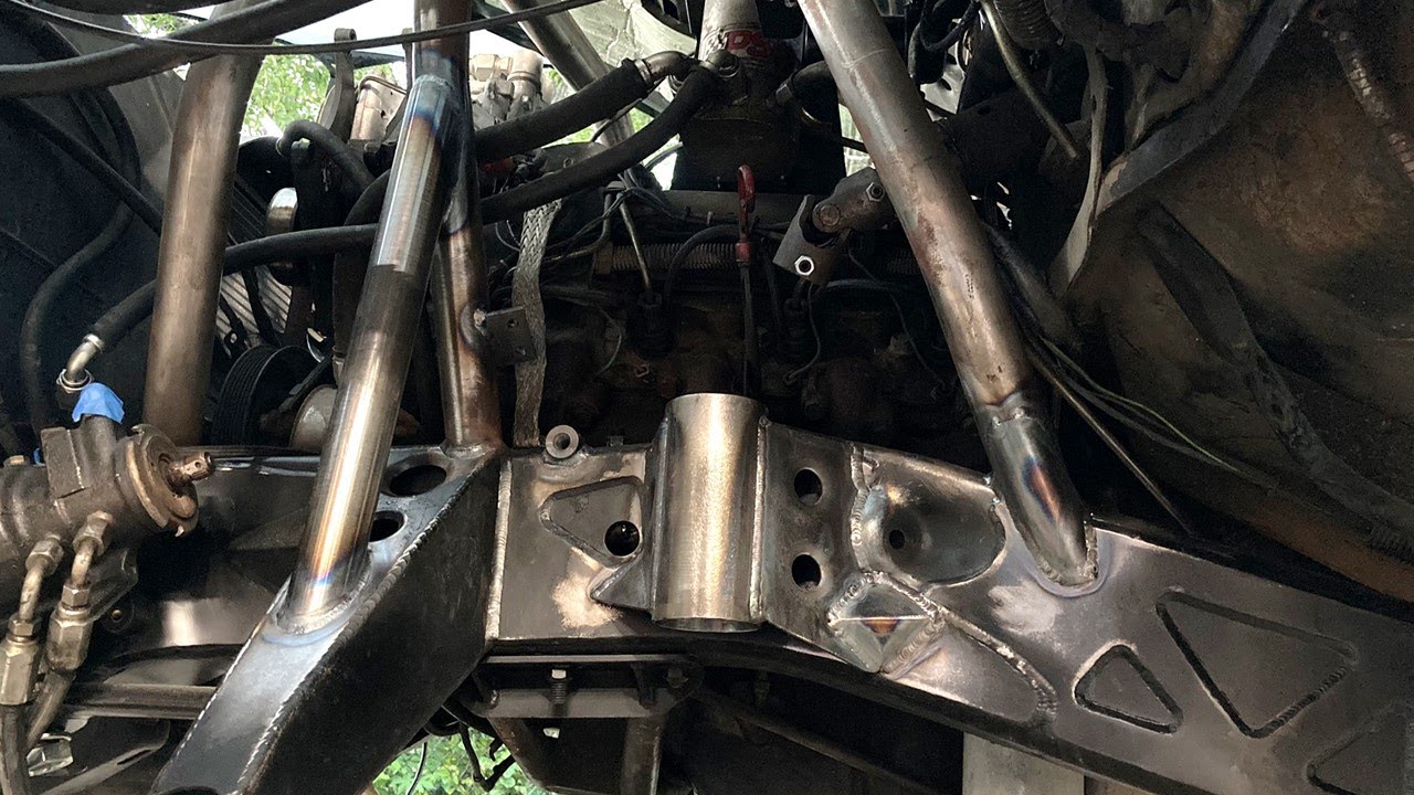 Offroad Design Engine Cage, it's a DOM Jungle Gym -Squarebody Summer 05- Rev5 Suspension