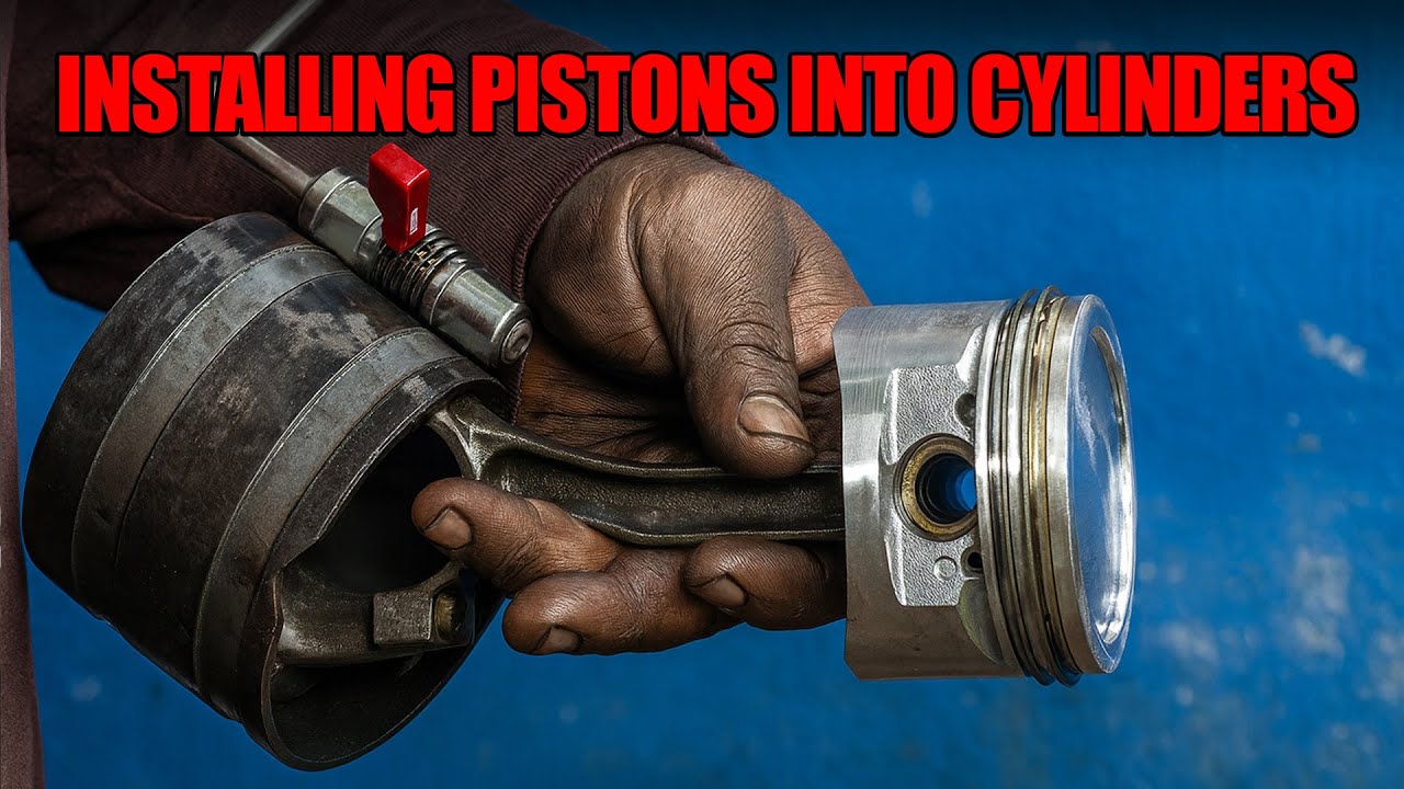 Piston and Connecting Rod Installation Step by Step | Auto Repair Training