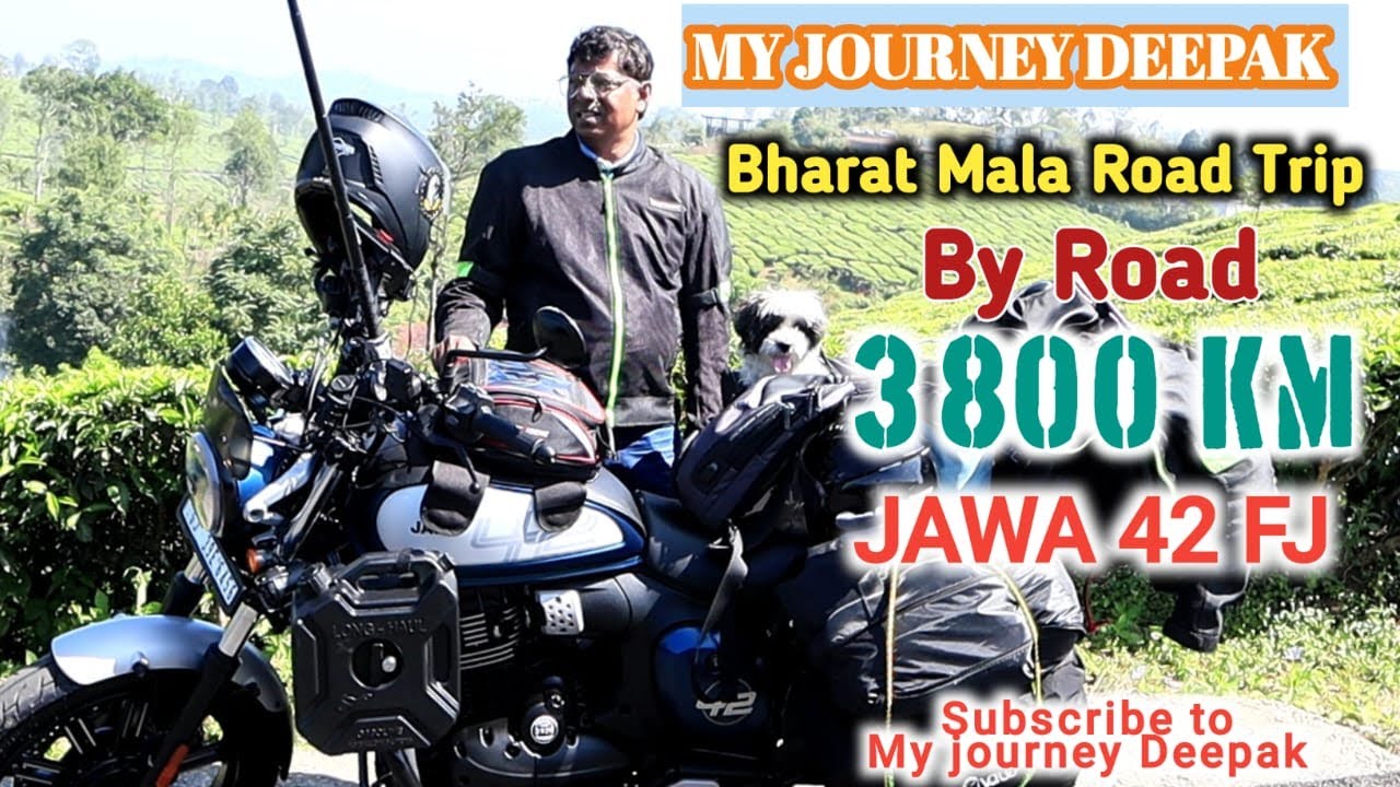 Bharat mala road trip | 3800 km by JAWA 42 FJ | Day 1 Gandhidham to Ahmedaba
