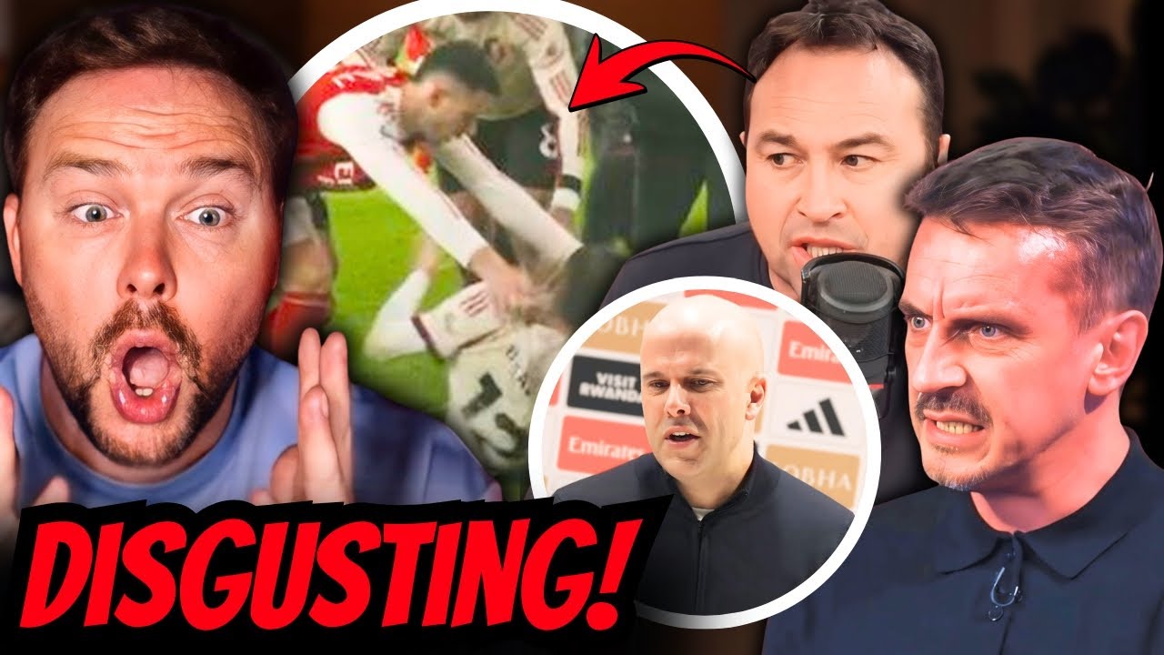 Martinelli & Arsenal LIES PATHETIC! Neville is a DISGRACE🤬 Man Utd Fans IMPLODES! Protests Incoming🚨