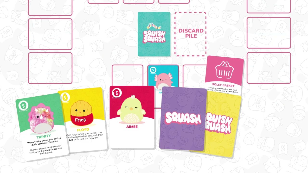 How To Play The Squishmallows Squish Squash Card Game