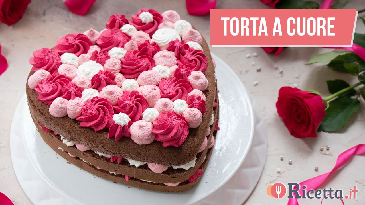 Torta a cuore 💖 Perfetta per le occasioni importanti - Ricetta.it