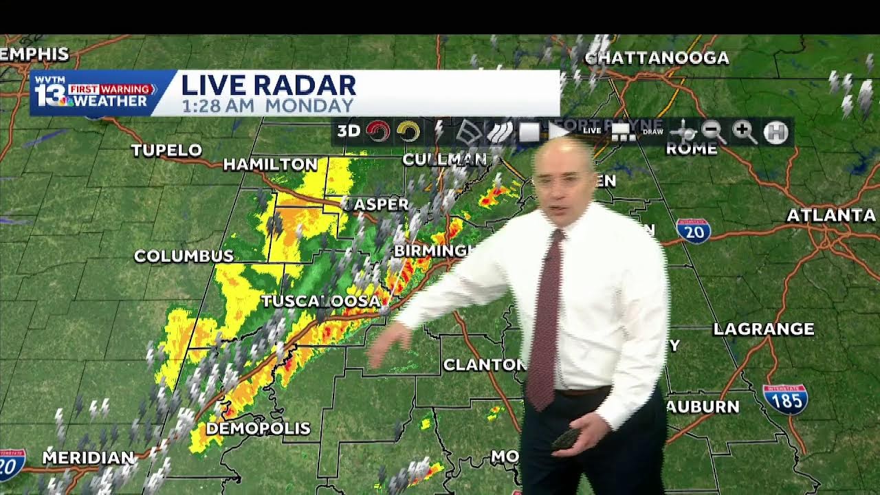 LIVE: Tracking severe storms in Alabama