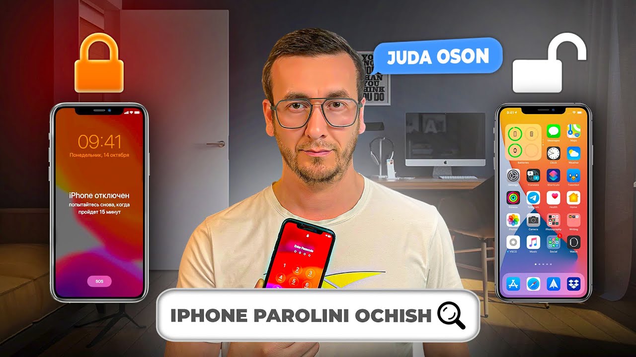 iPhone Kodini Unutgan Bo'lsangiz Uni Tiklash Juda Oson