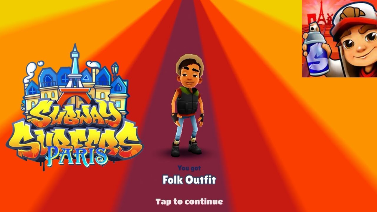 Subway Surfers Paris 2021 | Unlocking Tony Folk Outfit