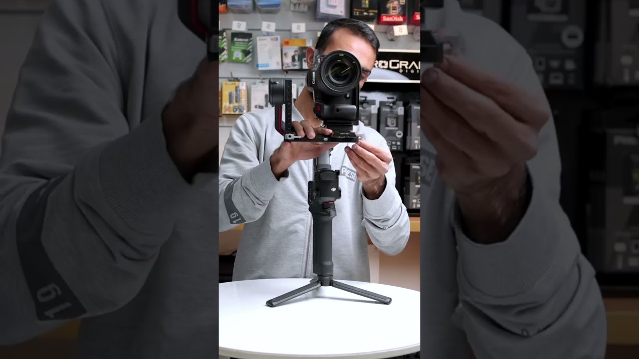 DJI RS3 Pro with Canon R5c Portrait Set Using L plate #clickwithzeel