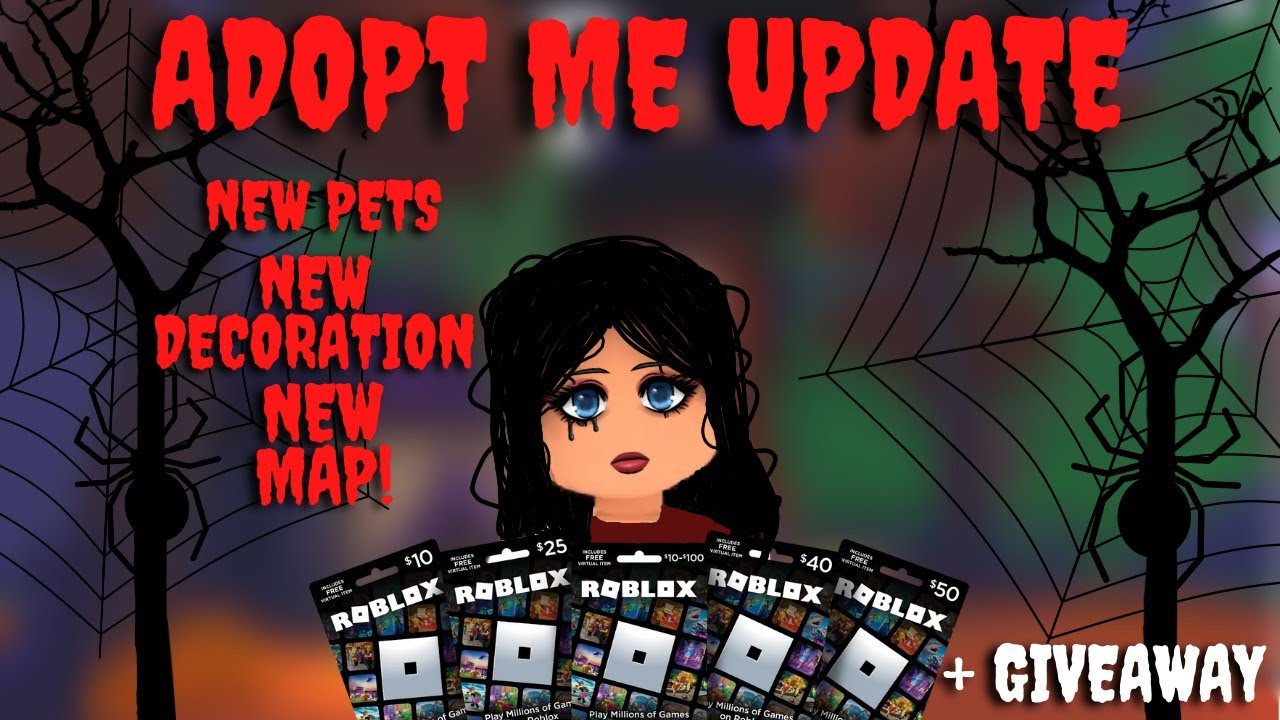 *NEW* ADOPT ME HALLOWEEN 2021 MAP UPDATE + GIVEAWAY | snownekoberry #robloxadoptme #roblox #adoptme