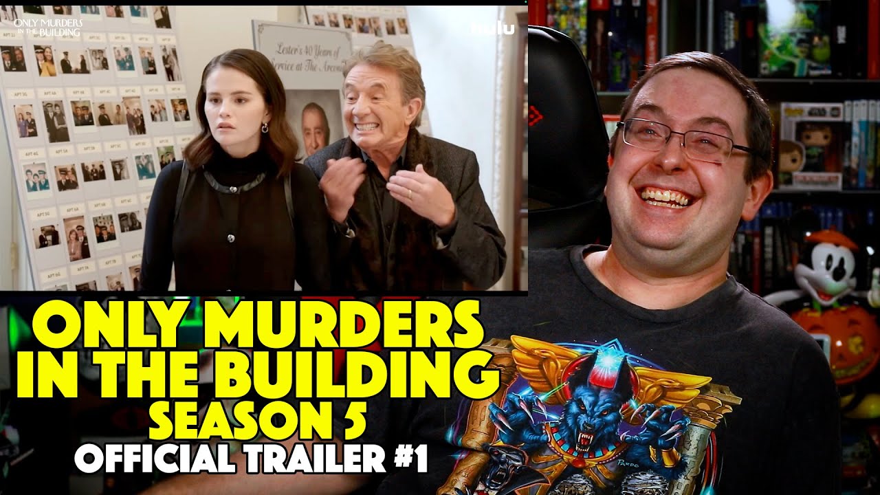 REACTION! Only Murders in the Building Season 5 Trailer #1 -  Selena Gomez Hulu Series 2025