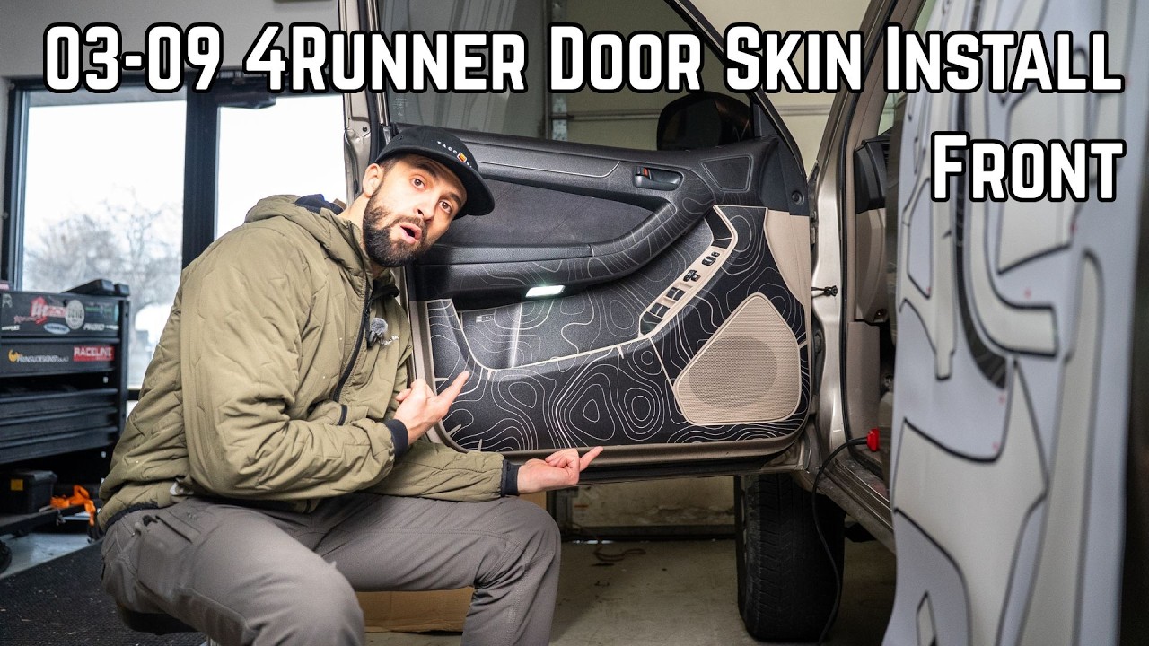 03-09 4Runner Front Door Skin Install | Taco Vinyl