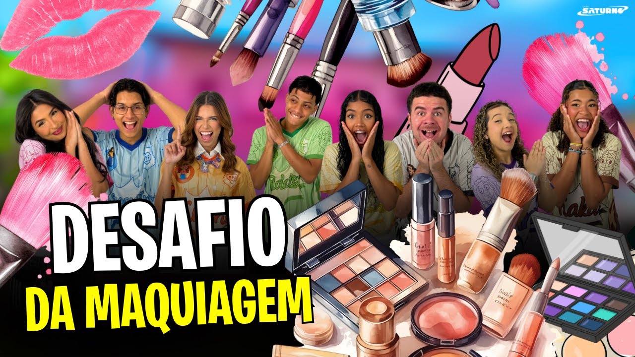DESAFIO DA MAQUIAGEM *Começou errado… terminou pior!