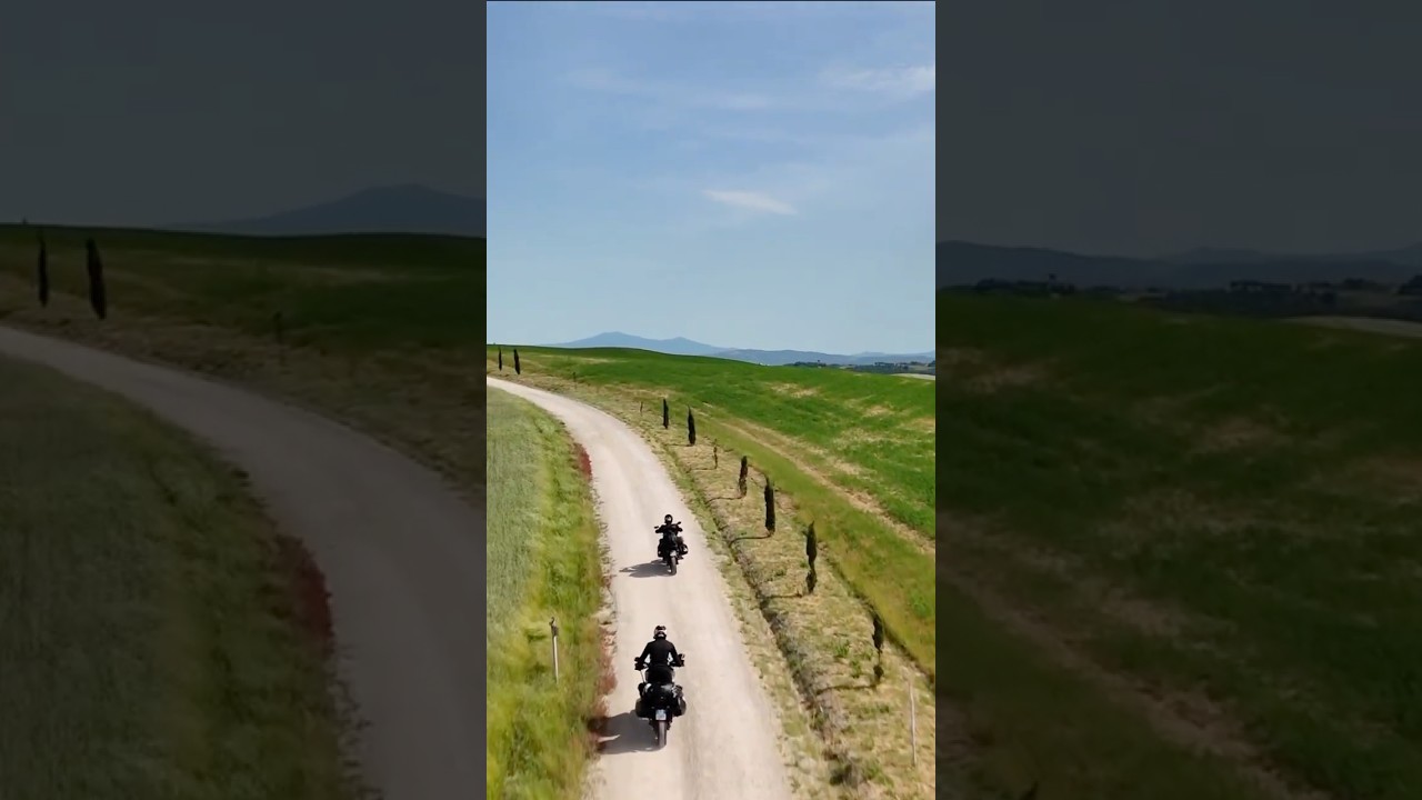 Una strada da fare assolutamente in moto #viaggiinmoto #multistrada #toscana #eroica
