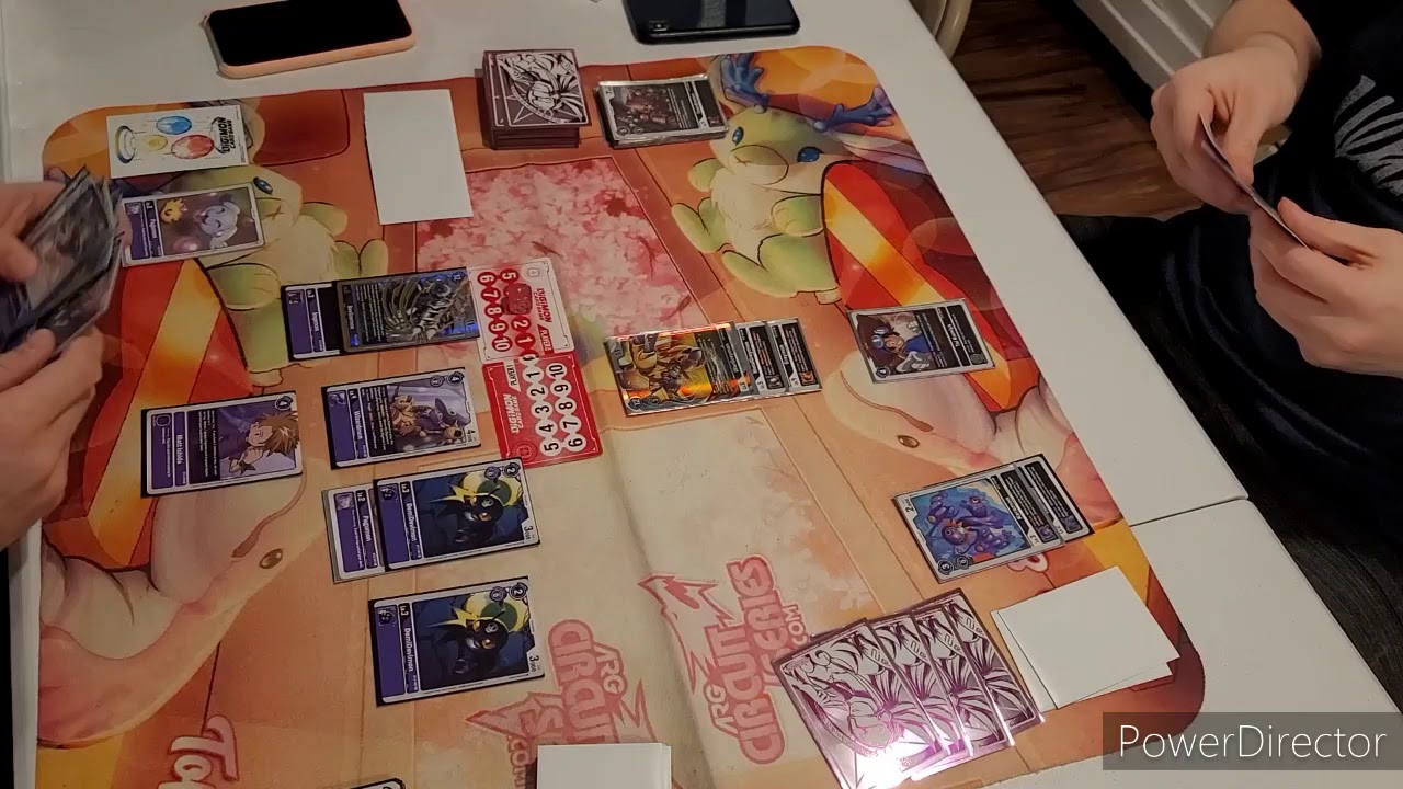 Digimon TCG Purple Beezlemon Vs WarGreymon Black