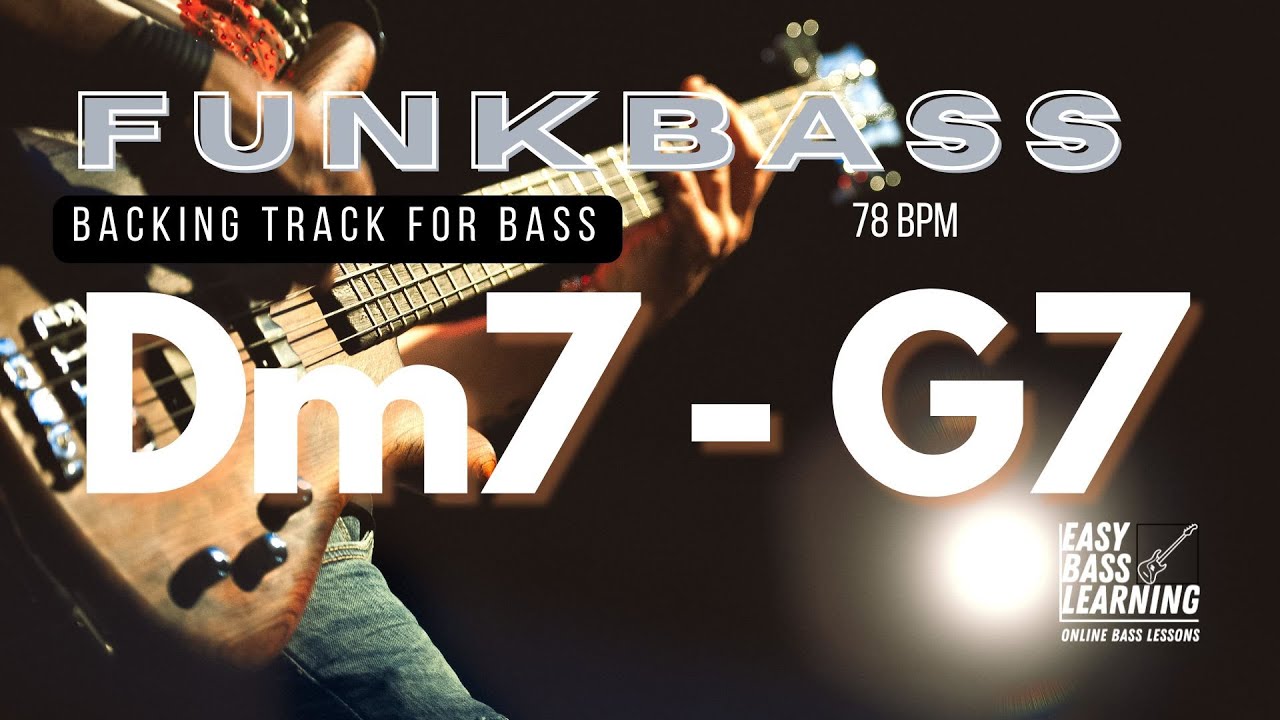 Funk Backing Track For Bass