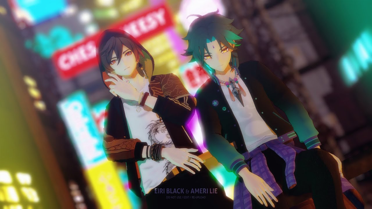 〖Genshin Impact MMD〗Boom 【Xiao, Zhongli】