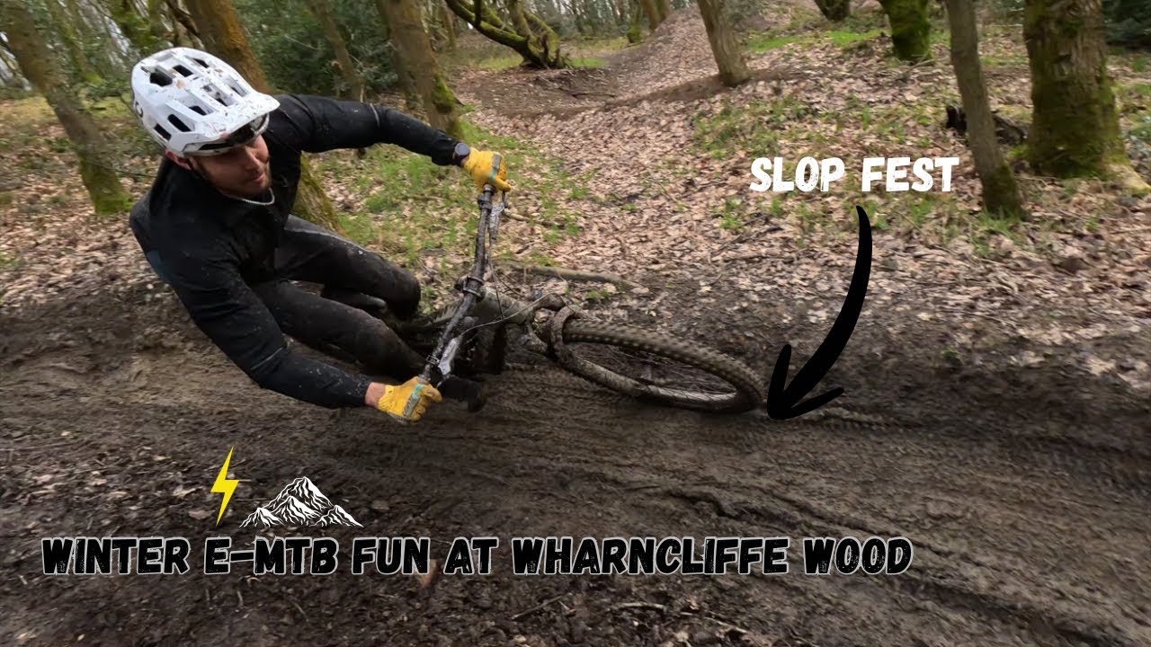 How does Wharncliffe Wood in Sheffield Ride in Winter? E-MTB Fun