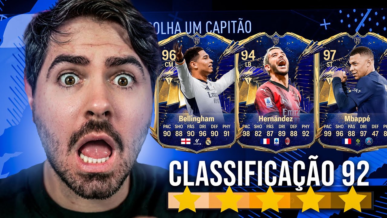 MONTEI 4 DRAFTS EM BUSCA DO PELE 97 E A EA ME DEU UMA SELEÇÃO! EA SPORTS FC 24