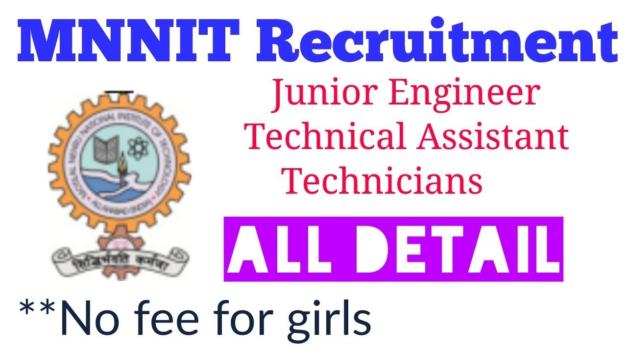 NIT Recruitment - fresher B.tech // Diploma // ITI - All details
