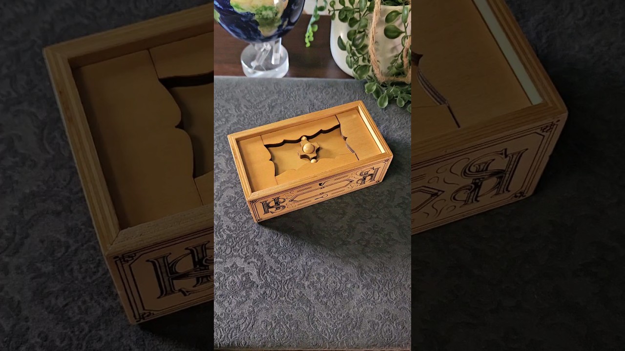 Can you open the Treasury Safe puzzle box?!! #puzzle #puzzlebox #brainteaser #amazing