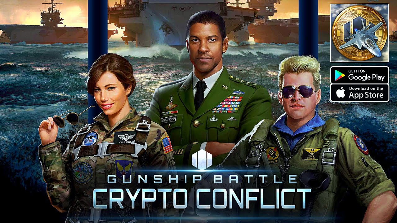 Gunship Battle Crypto Conflict - Official Launch Gameplay (Bluestacks/Android/IOS)