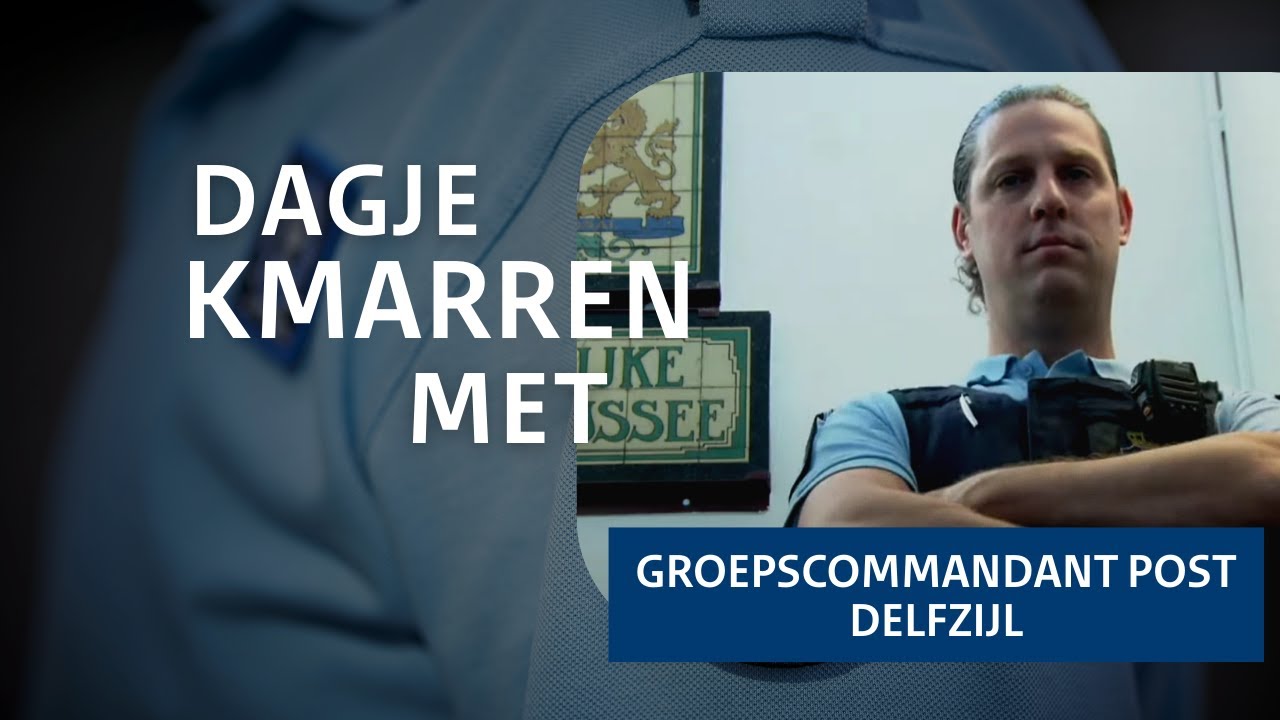 Dagje KMarren met André: groepscommandant post Delfzijl
