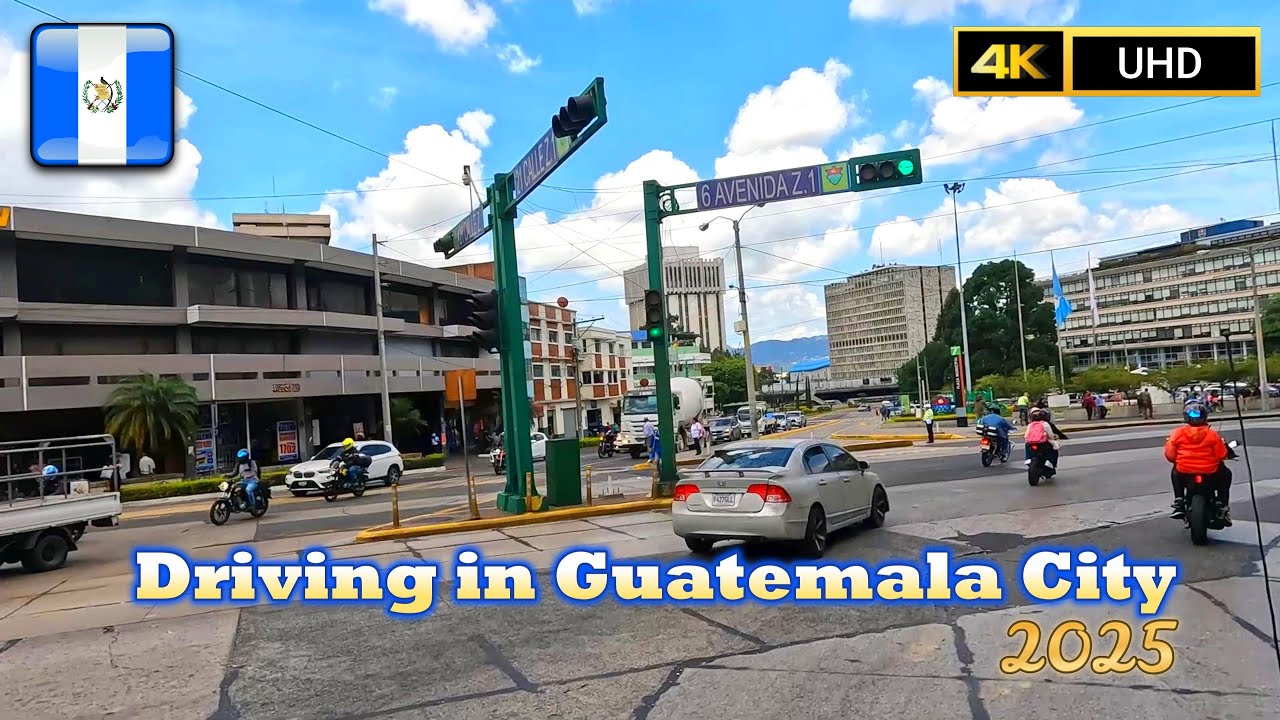Driving in Guatemala City
