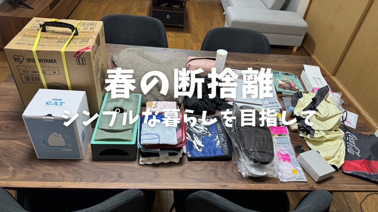 【春の断捨離】捨て活/手放したもの紹介/シンプリストを目指して